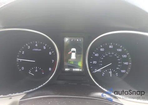 2017 Hyundai Santa Fe Se из США, поврежденный, VIN KM8SN4HF1HU200444